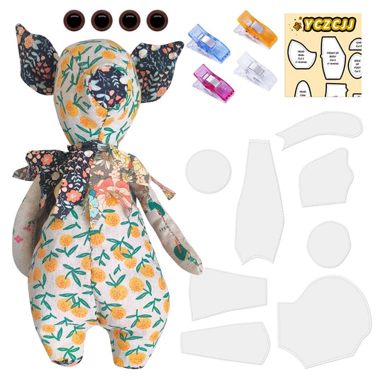 Memory Pig Sewing Patterns Template Ruler Set with Instruction Manual, Memory Pig Patterns Templates for Sewing (Pig 13'' 17 Set)