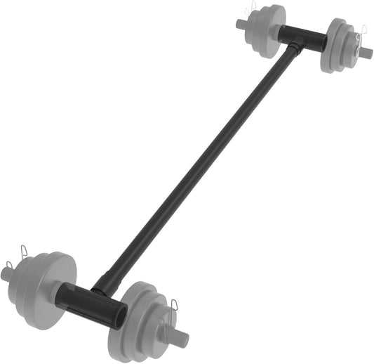 YCZCJJ Dumbbell Barbell Converter Bar, Barbell for Dumbbells Attachment Adjustable Weight up to 200Lb, Home Fitness Uses Dumbbell to Barbell Converter