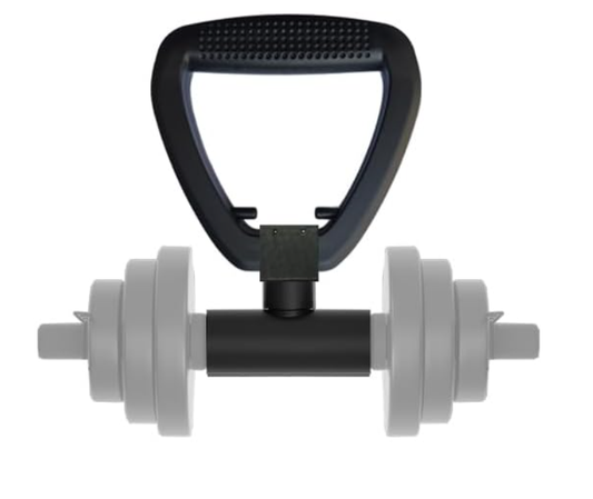 YCZCJJ Dumbbell Kettlebell Converter,  Adjustable Weights & Up to 100LB Capacity  (max 1.5" handle diameter, min 4.5" handle length）